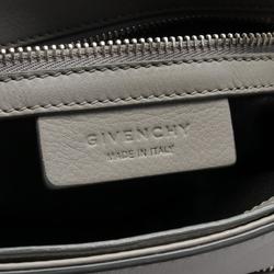 Givenchy Pure Small Handbag Bag Leather Women's Grey