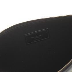 Saint Laurent SAINT LAURENT Second bag Clutch Bag Leather Men Women Black