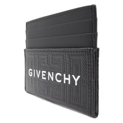 Givenchy GIVENCHY Business Card Holder/Card Case Coated Canvas Men's Black BK6099K1LF001