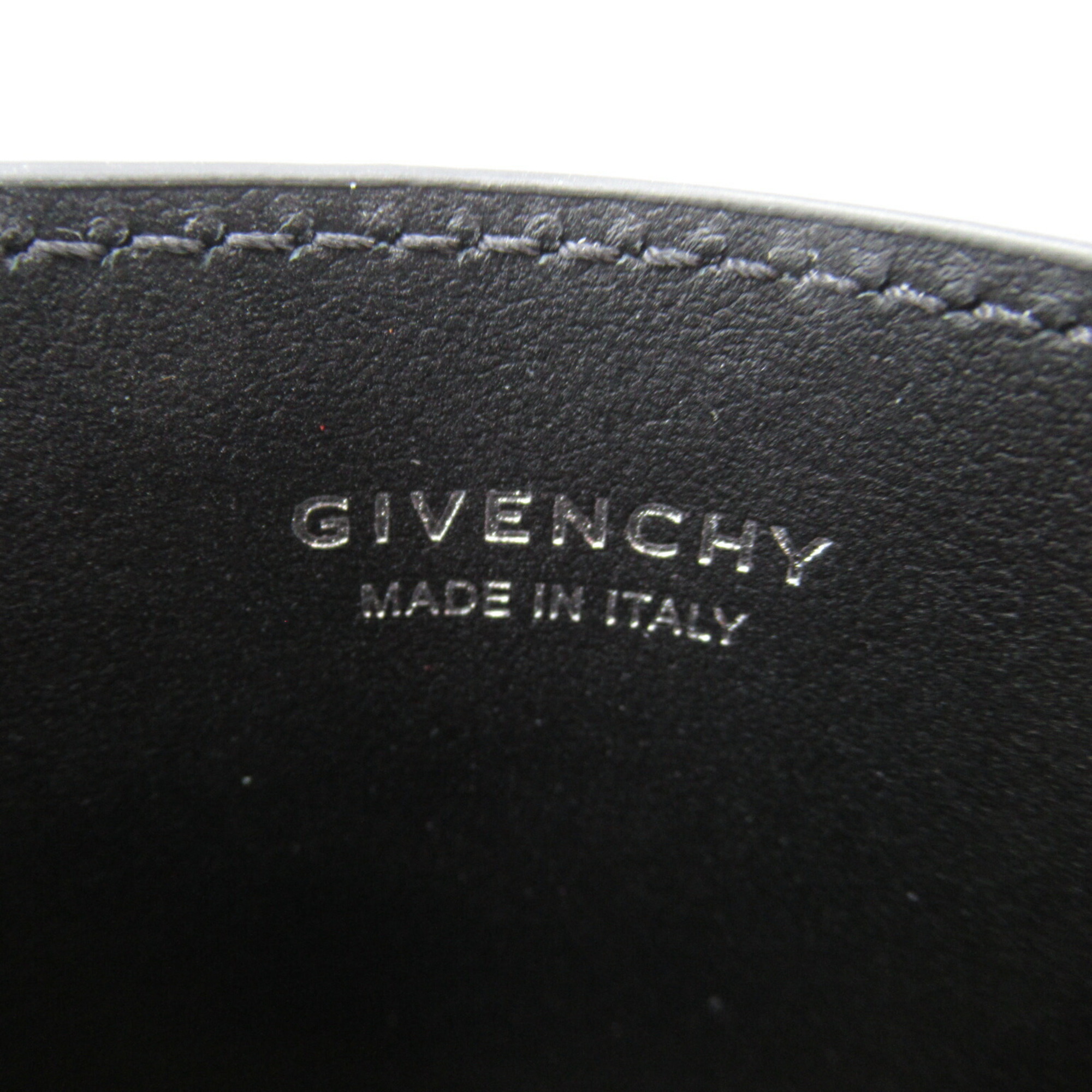 Givenchy GIVENCHY Business Card Holder/Card Case Coated Canvas Men's Black BK6099K1LF001