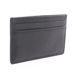 GUCCI GG Marmont Business Card Holder/Card Case Leather Men's Black 657588DJ20T1000