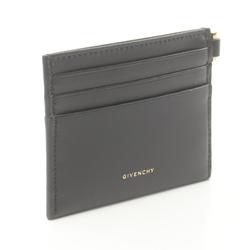 GIVENCHY Business Card Holder/Card Case Leather Women's Black BB60MMB20A001