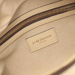 J&M Davidson MIA handbag, leather, women's, beige