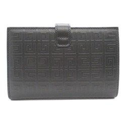 GIVENCHY Bi-fold wallet Leather Men's Women's Black BB60K8B1J5001