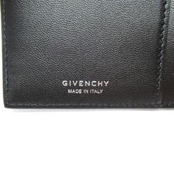 GIVENCHY Bi-fold wallet Leather Men's Women's Black BB60K8B1J5001