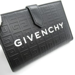 GIVENCHY Bi-fold wallet Leather Men's Women's Black BB60K8B1J5001