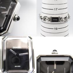 CHANEL Premiere XL Watch Stainless Steel Ladies Black H0452