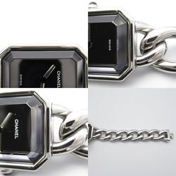 CHANEL Premiere XL Watch Stainless Steel Ladies Black H0452