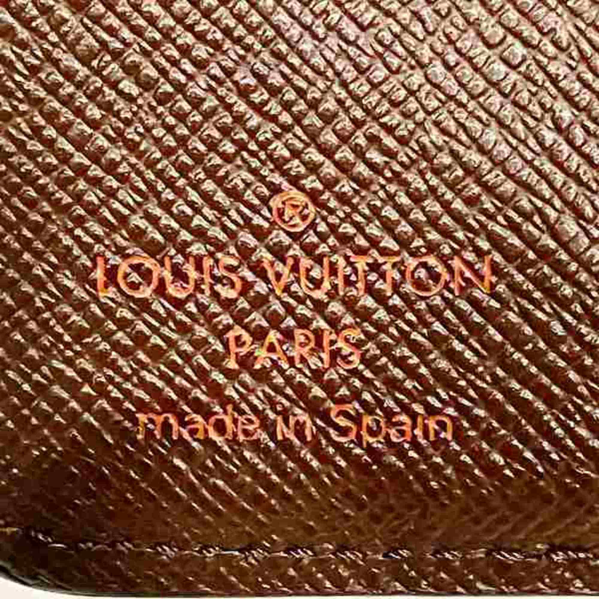 Louis Vuitton Damier Compact Zip N61668 Bi-fold Wallet for Men and Women