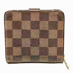 Louis Vuitton Damier Compact Zip N61668 Bi-fold Wallet for Men and Women