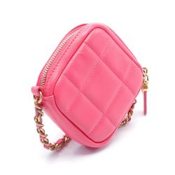 CHANEL Shoulder Bag Leather Women's Pink AP1926