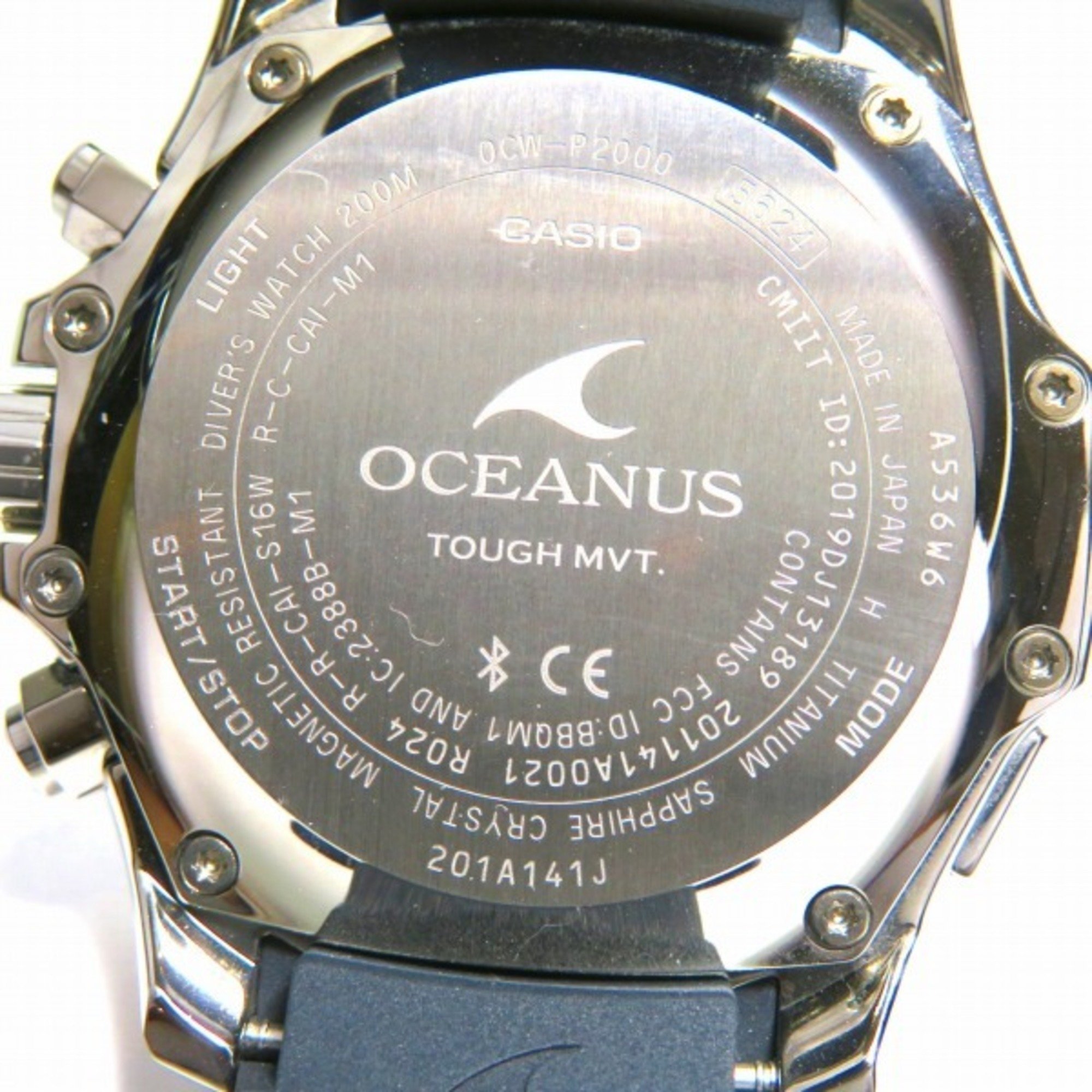 Casio Oceanus OCW-P2000C-2AJF Radio Solar Watch Men's