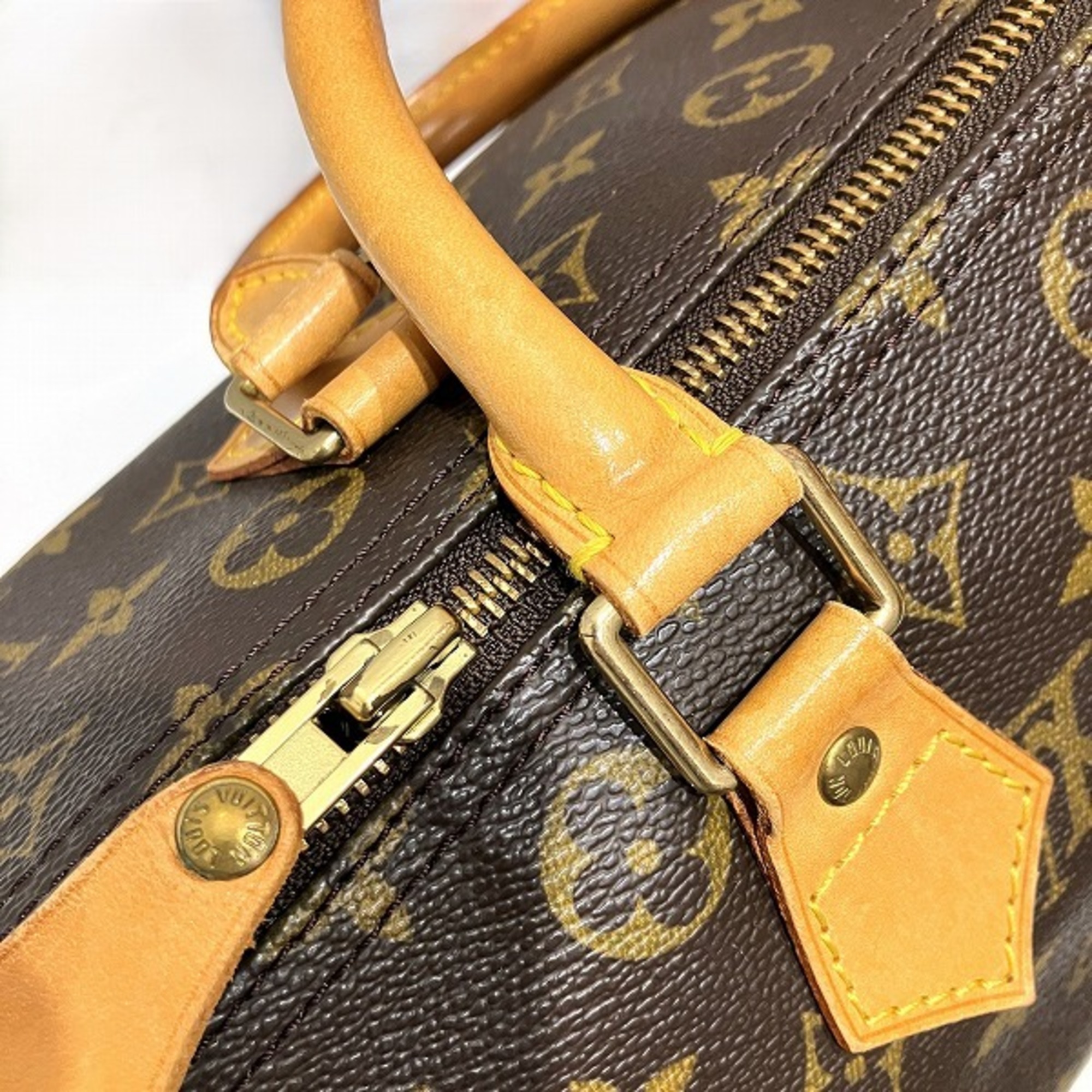 Louis Vuitton Monogram Speedy 30 M41526 Boston Bag Handbag Men's Women's