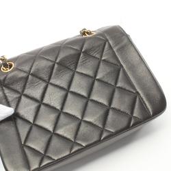 CHANEL Matelasse Shoulder Bag, Lambskin, Women's, Black