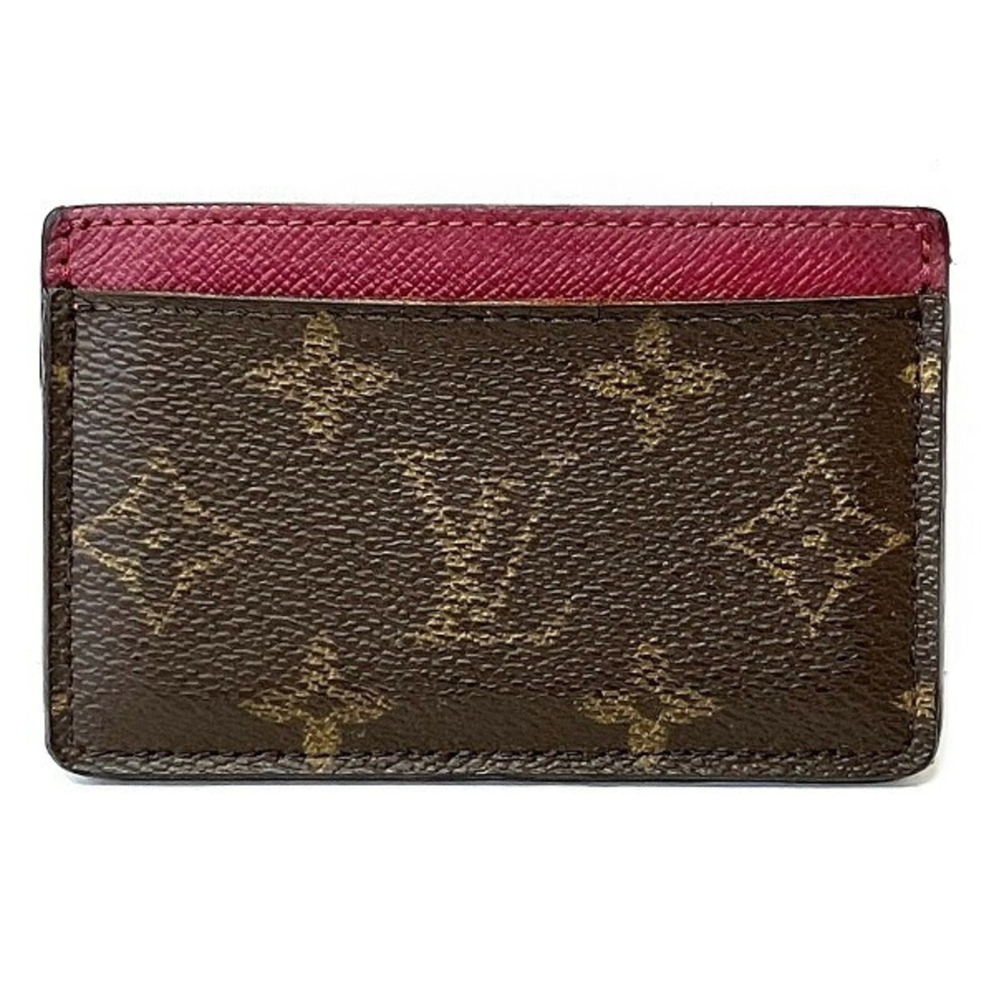 Louis Vuitton Monogram Porte Carte Sample M60703 Accessory Pass Case for Men and Women