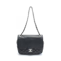 CHANEL Matelasse Shoulder Bag Leather Women's Black A66809