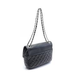 CHANEL Matelasse Shoulder Bag Leather Women's Black A66809