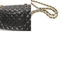 CHANEL Shoulder Bag, Lambskin, Women's, Black