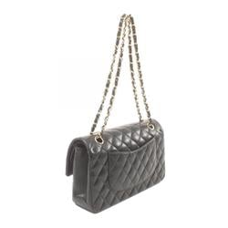 CHANEL Shoulder Bag, Lambskin, Women's, Black