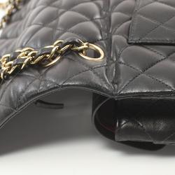 CHANEL Shoulder Bag, Lambskin, Women's, Black