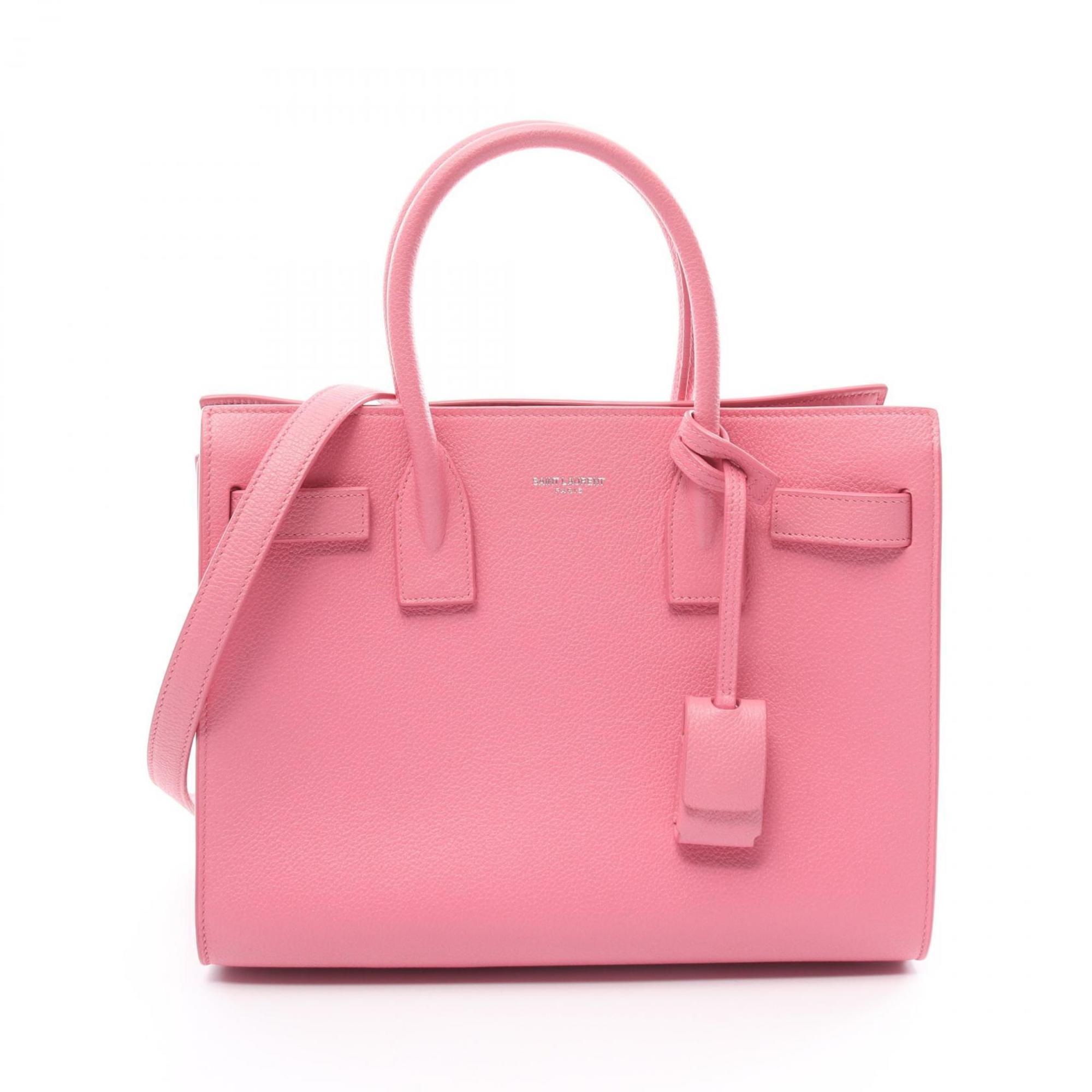 Yves Saint Laurent Saint Laurent Paris Sac de Jour Baby Handbag Leather Bag Women's Pink 421863