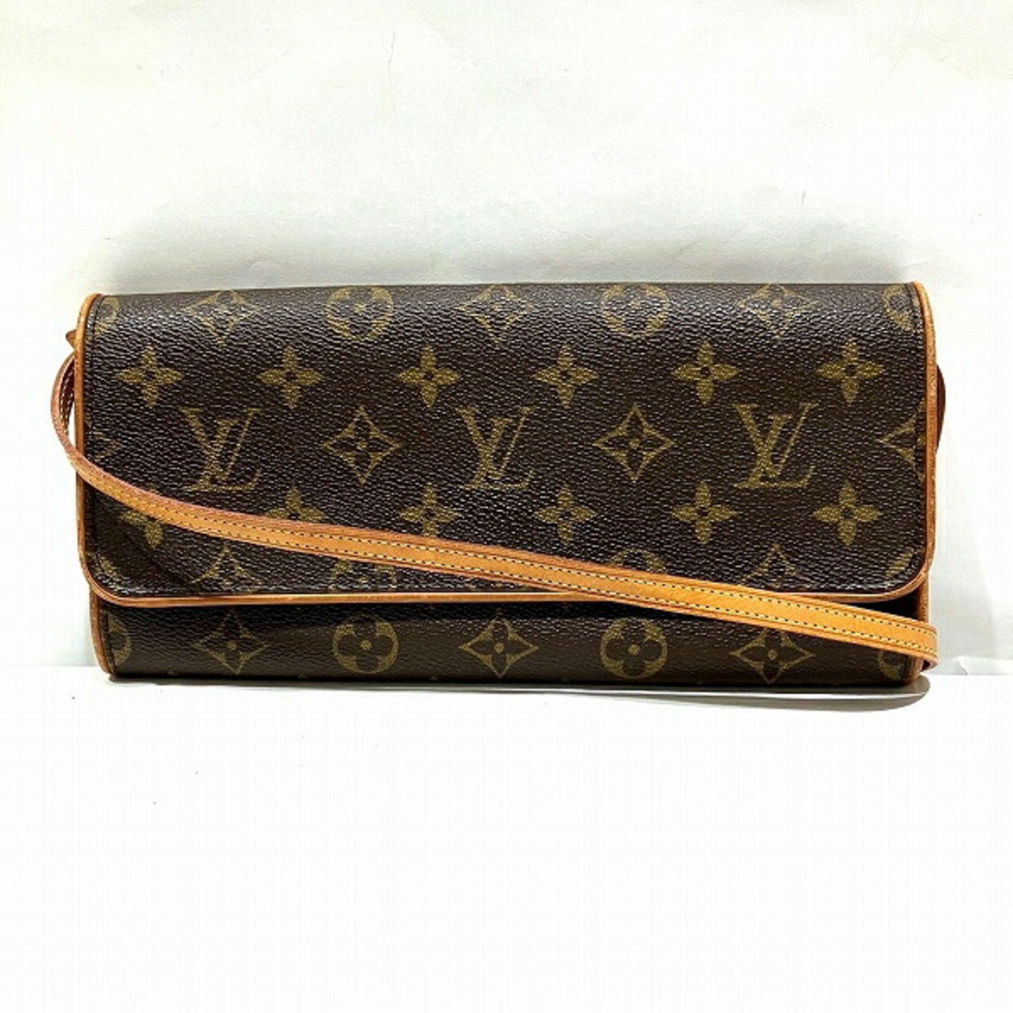 Louis Vuitton Monogram Pochette Twin GM M51852 Bag Shoulder Women's