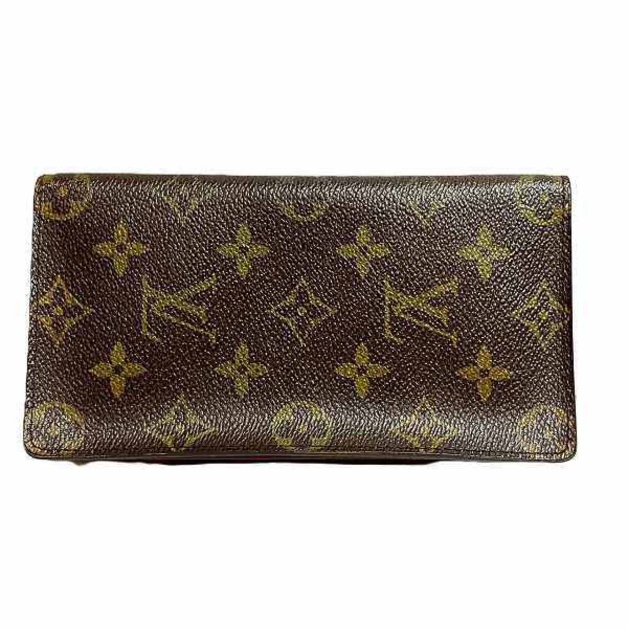 Louis Vuitton Monogram Porte Carte Credit M60825 Billfold Bi-fold Wallet for Men