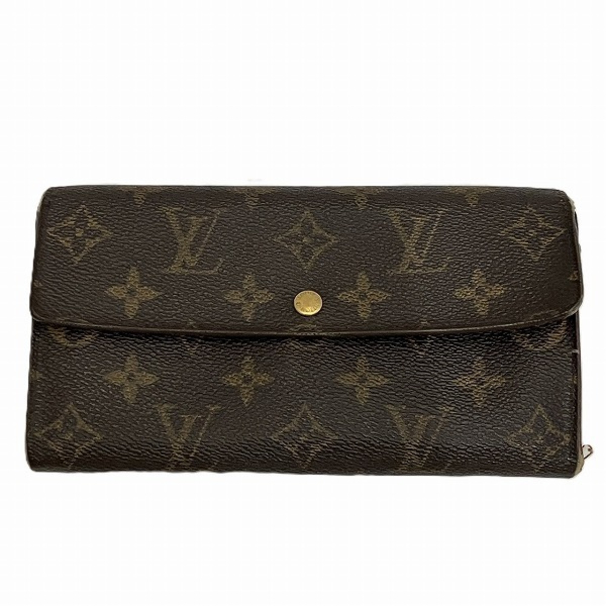 Louis Vuitton Monogram Portefeuille Sarah M61734 Long Wallet for Men and Women