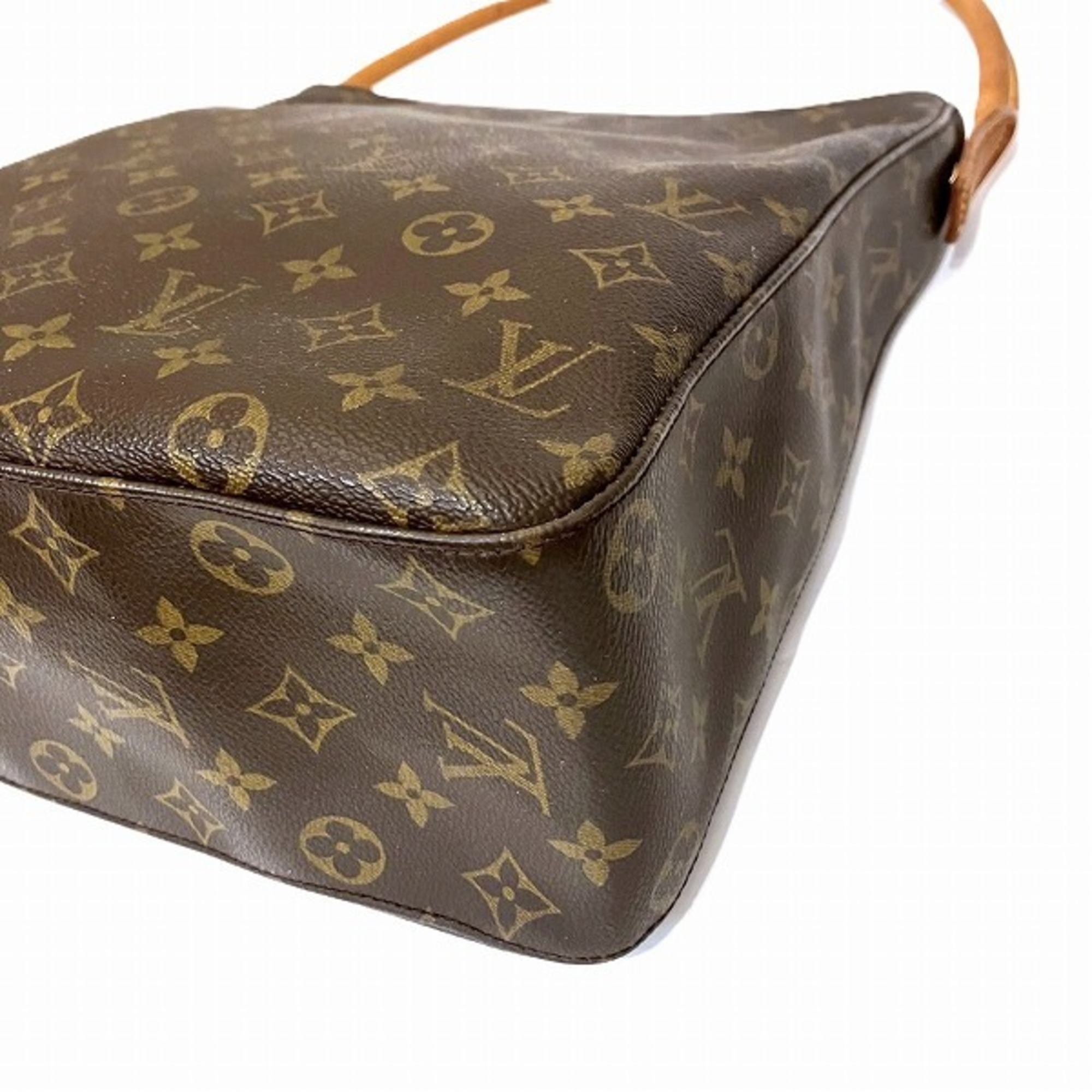 Louis Vuitton Monogram Looping GM M51145 Bag Tote Shoulder Women's