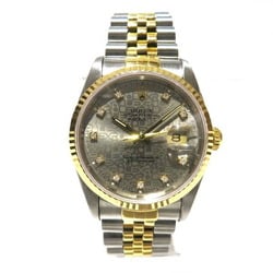 Rolex Datejust 16233G Automatic Watch Men's Wristwatch