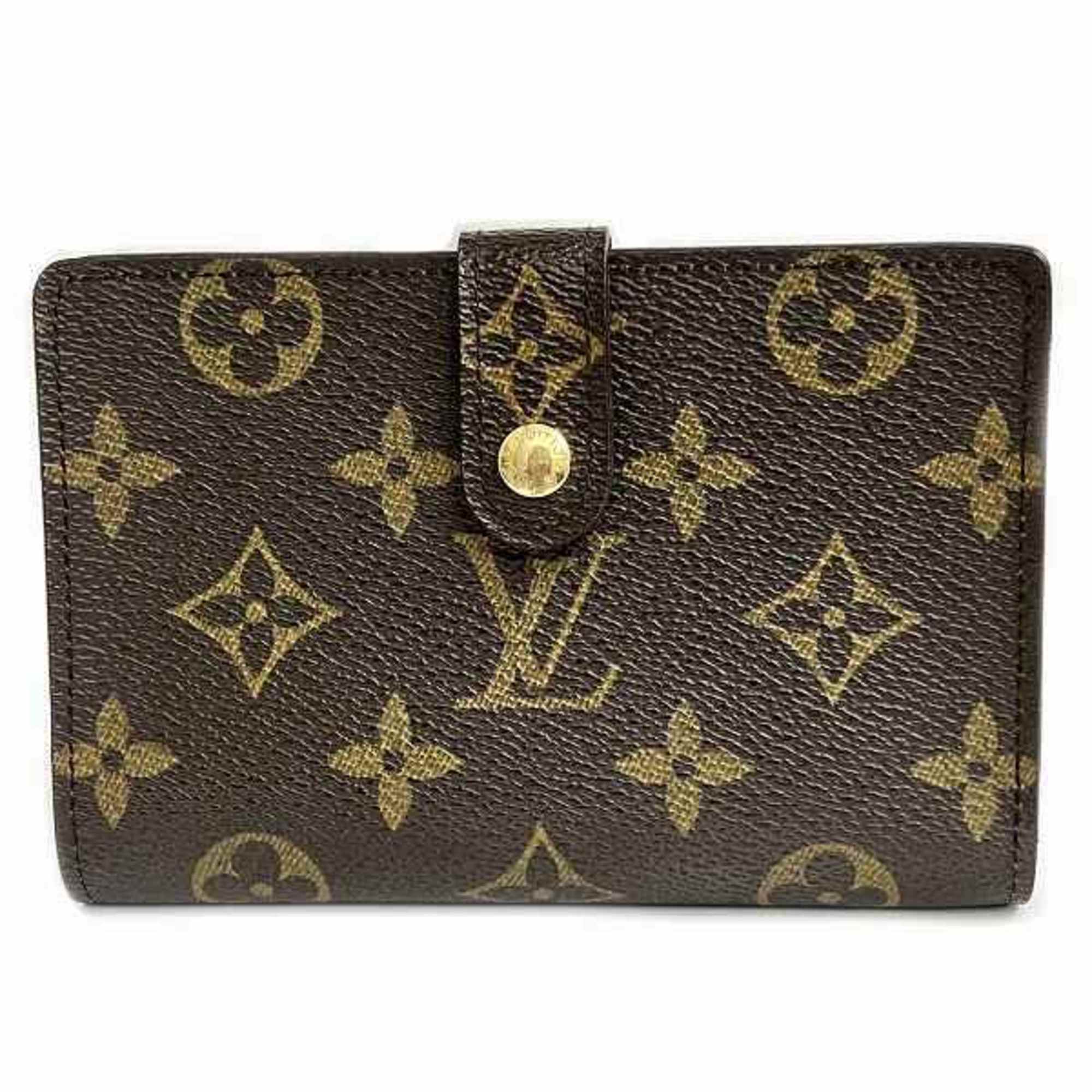 Louis Vuitton Monogram Portefeuille Viennese M61674 Bi-fold Wallet for Women