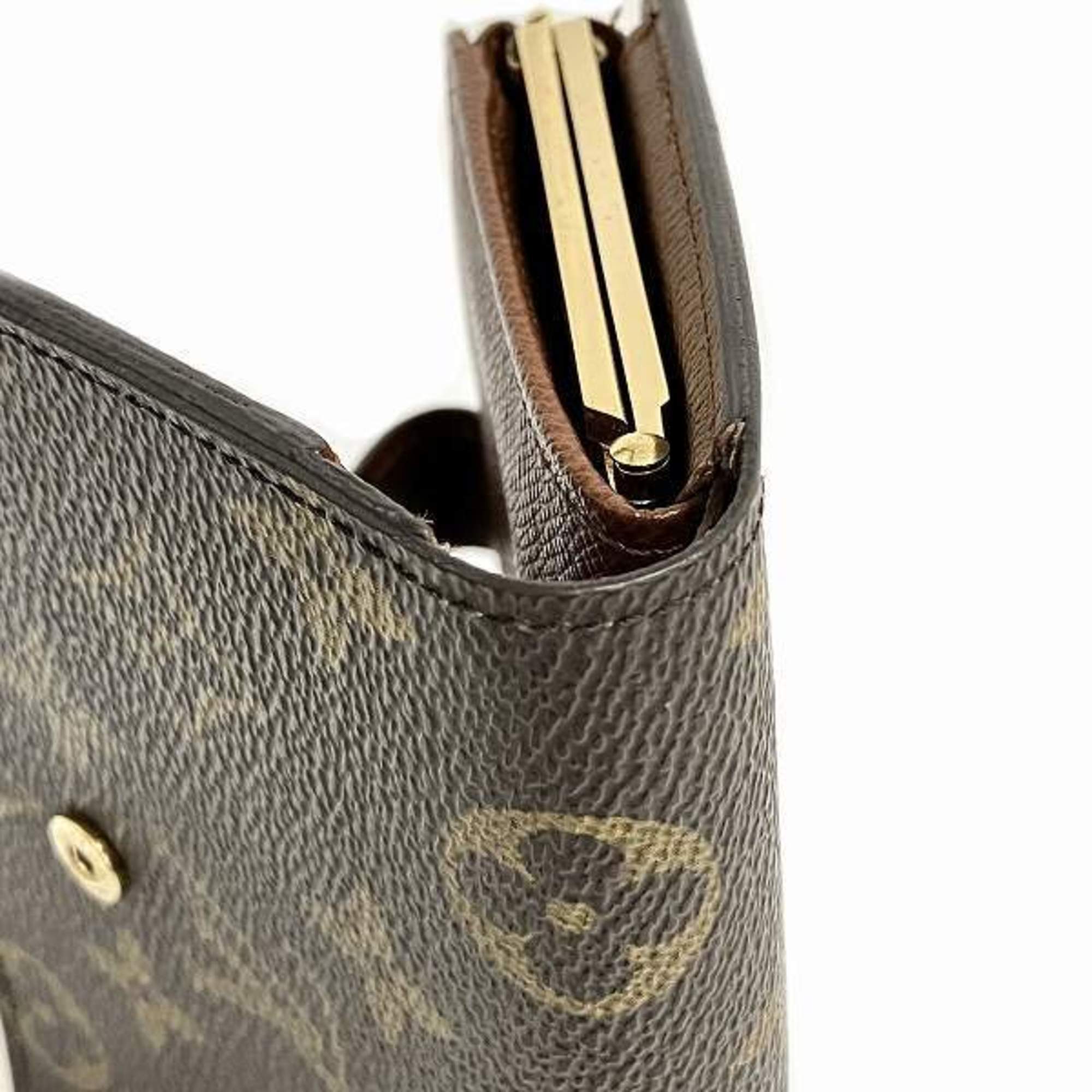 Louis Vuitton Monogram Portefeuille Viennese M61674 Bi-fold Wallet for Women