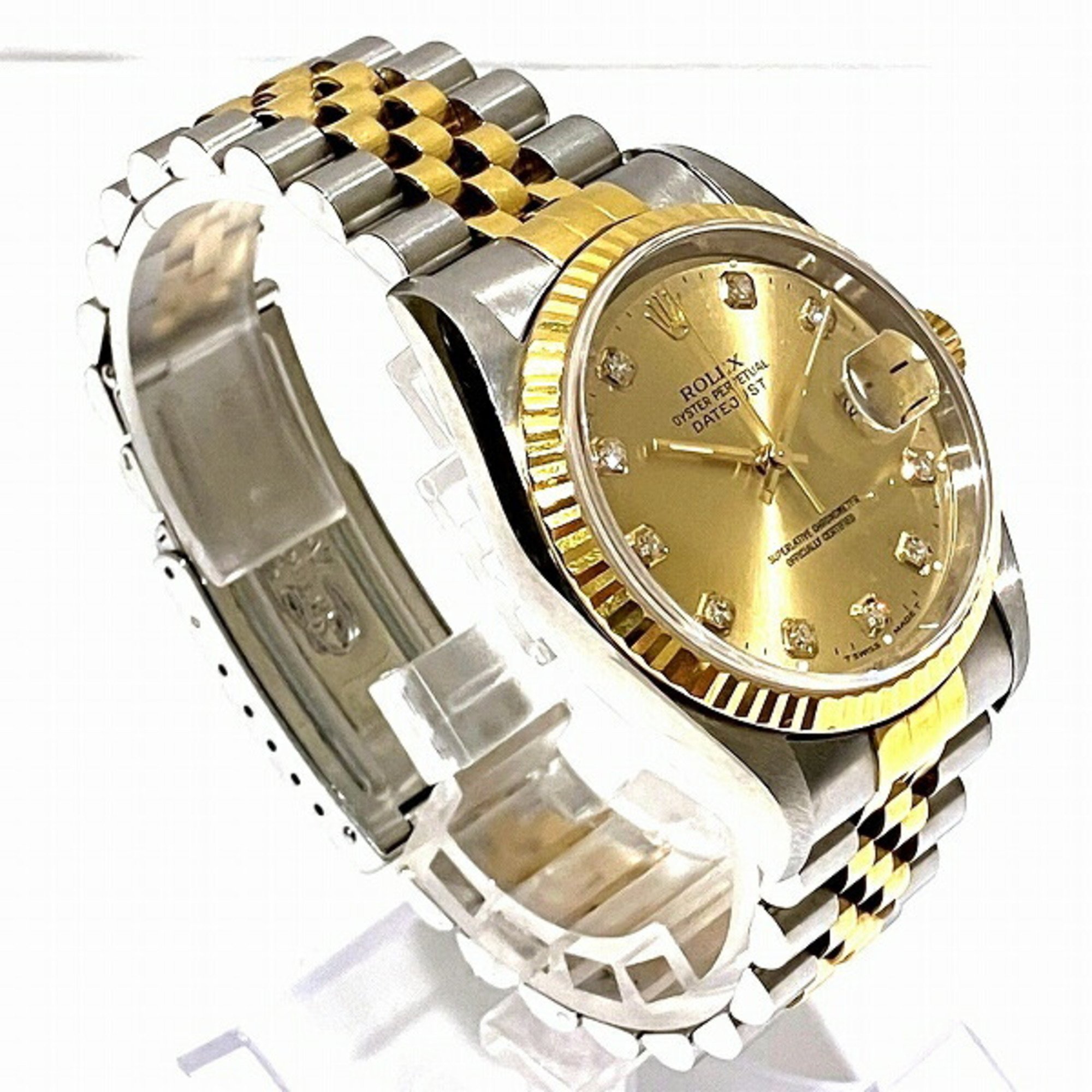 Rolex Datejust 16233G P serial automatic watch men's wristwatch