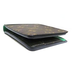 Louis Vuitton Monogram Macassar Portefeuille Multiple M81537 Bi-fold Wallet for Men and Women