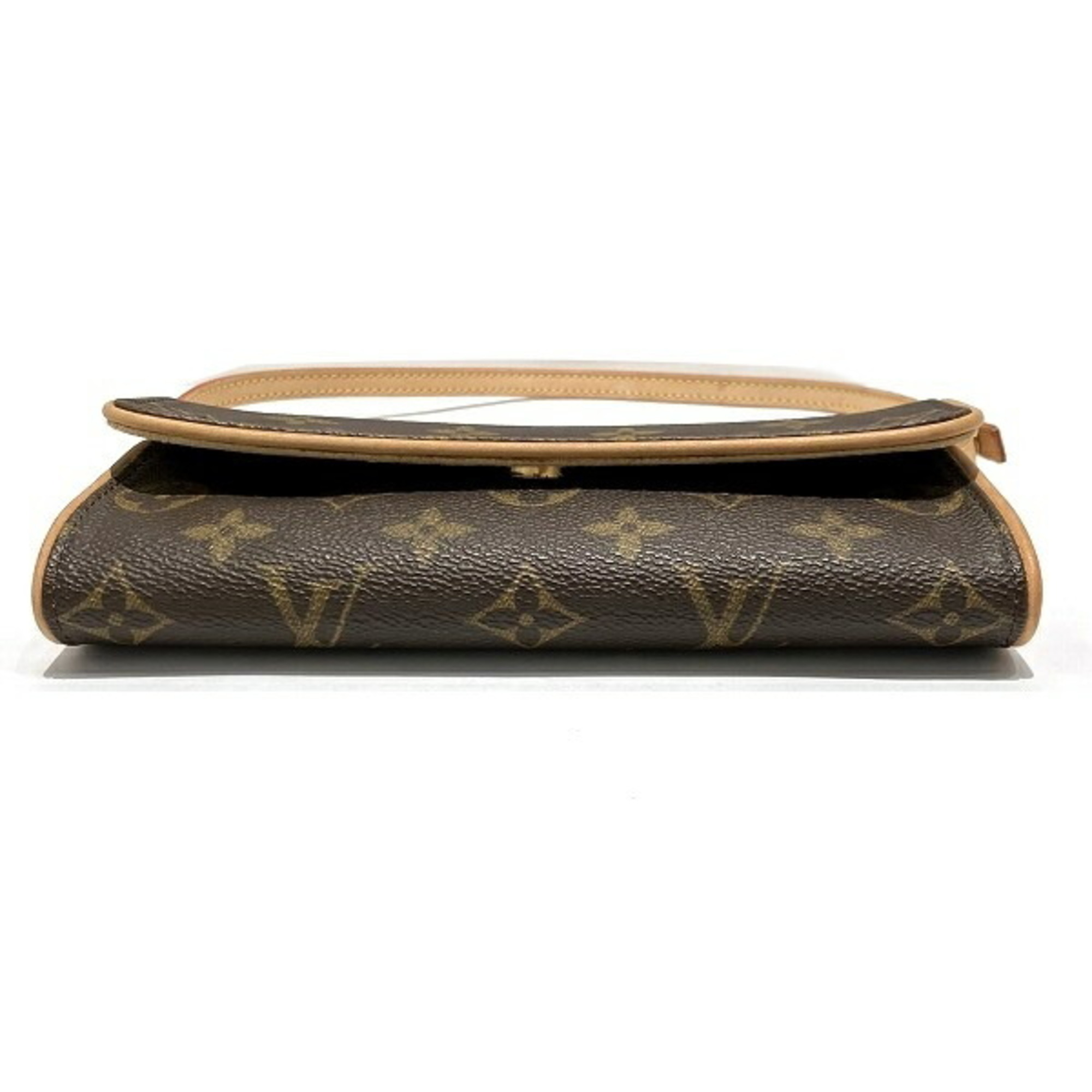 Louis Vuitton Monogram Pochette Twin PM M51854 Bag Shoulder Waist Pouch Women's