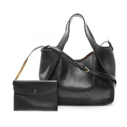 Stella McCartney Tote Bag, Faux Leather, Women's, Black, 513860