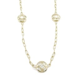 CARTIER Pasha Necklace, K18 (yellow gold), shell, ladies, white