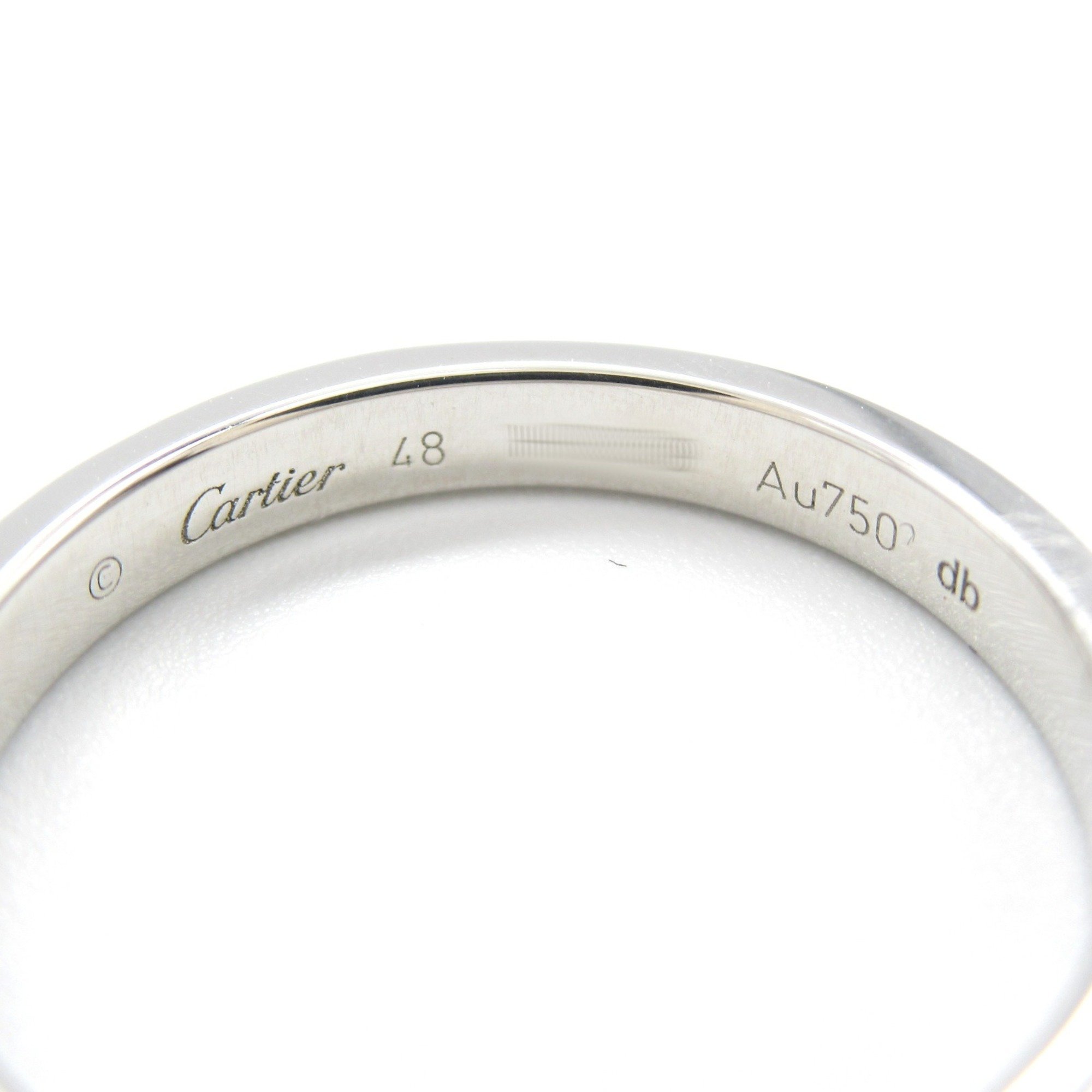 Cartier Love Ring Small Pavé Diamond K18WG (White Gold) Women's Clear B4218248