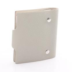 Hermes HERMES Ulysse Notebook Cover Taurillon Clemence Women's Gray