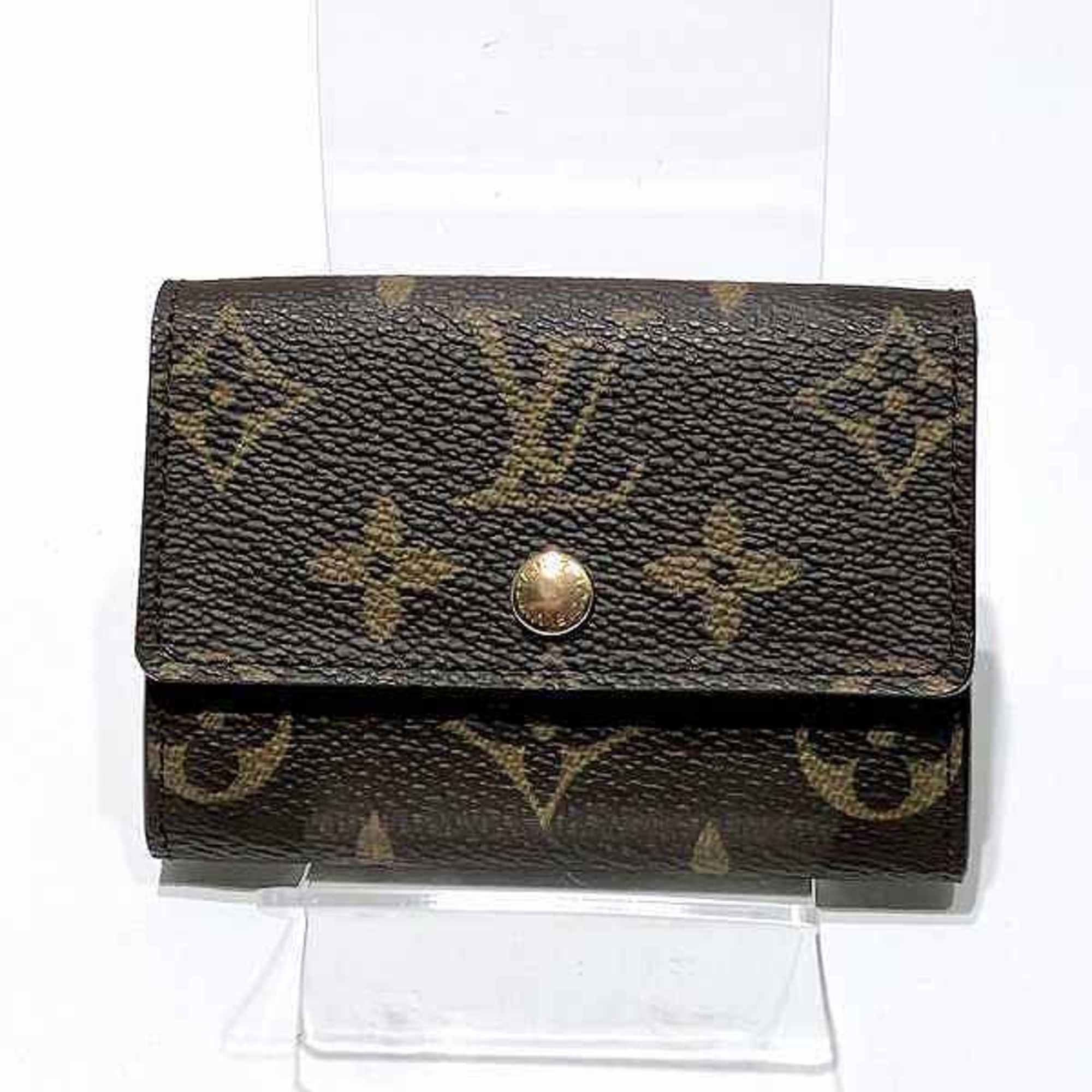 Louis Vuitton Monogram Porto Monnaie Plat M61930 Wallets and coin cases for men women, accessories