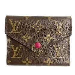 Louis Vuitton Monogram Portefeuille Victorine M41938 Fuchsia Tri-fold Wallet for Women