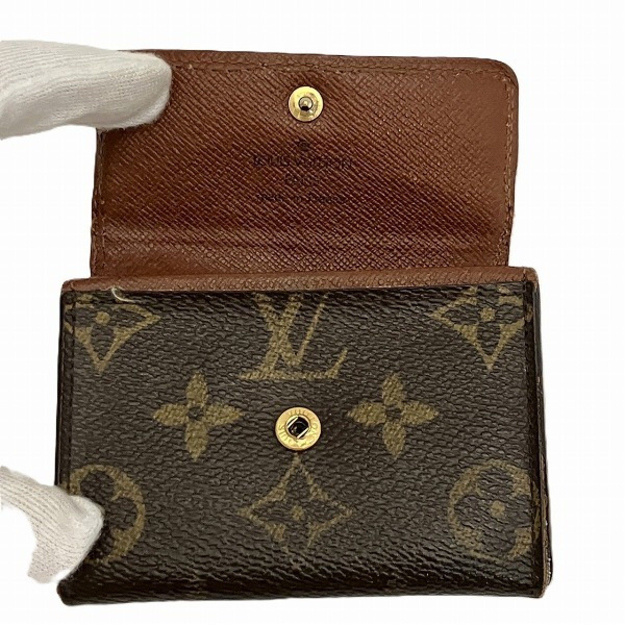 Louis Vuitton Monogram Porto Monnaie Plat M61930 Wallets and coin cases Men's women's wallets