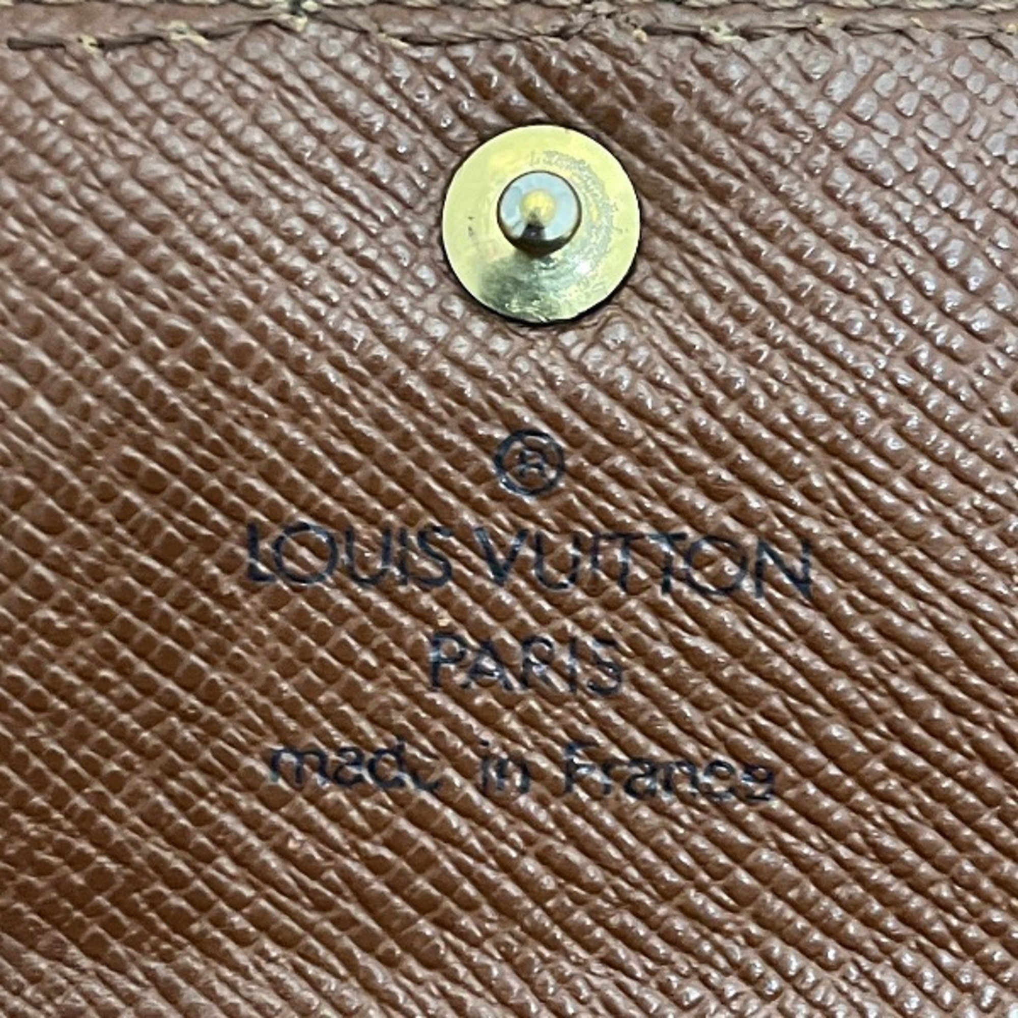 Louis Vuitton Monogram Porto Monnaie Plat M61930 Wallets and coin cases Men's women's wallets