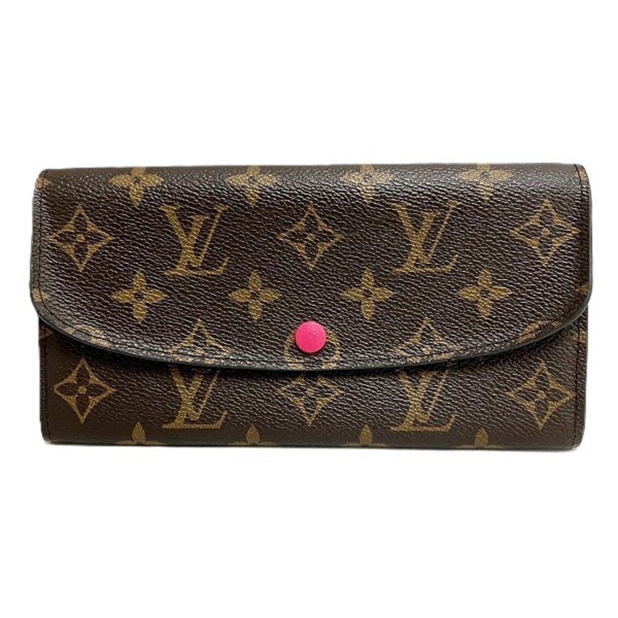 Louis Vuitton Monogram Portefeuille Emily M60697 Long Wallet for Women