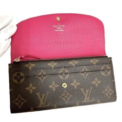 Louis Vuitton Monogram Portefeuille Emily M60697 Long Wallet for Women