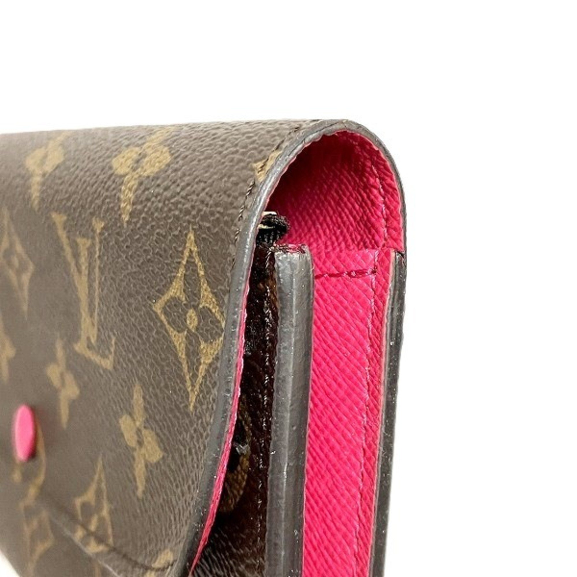 Louis Vuitton Monogram Portefeuille Emily M60697 Long Wallet for Women