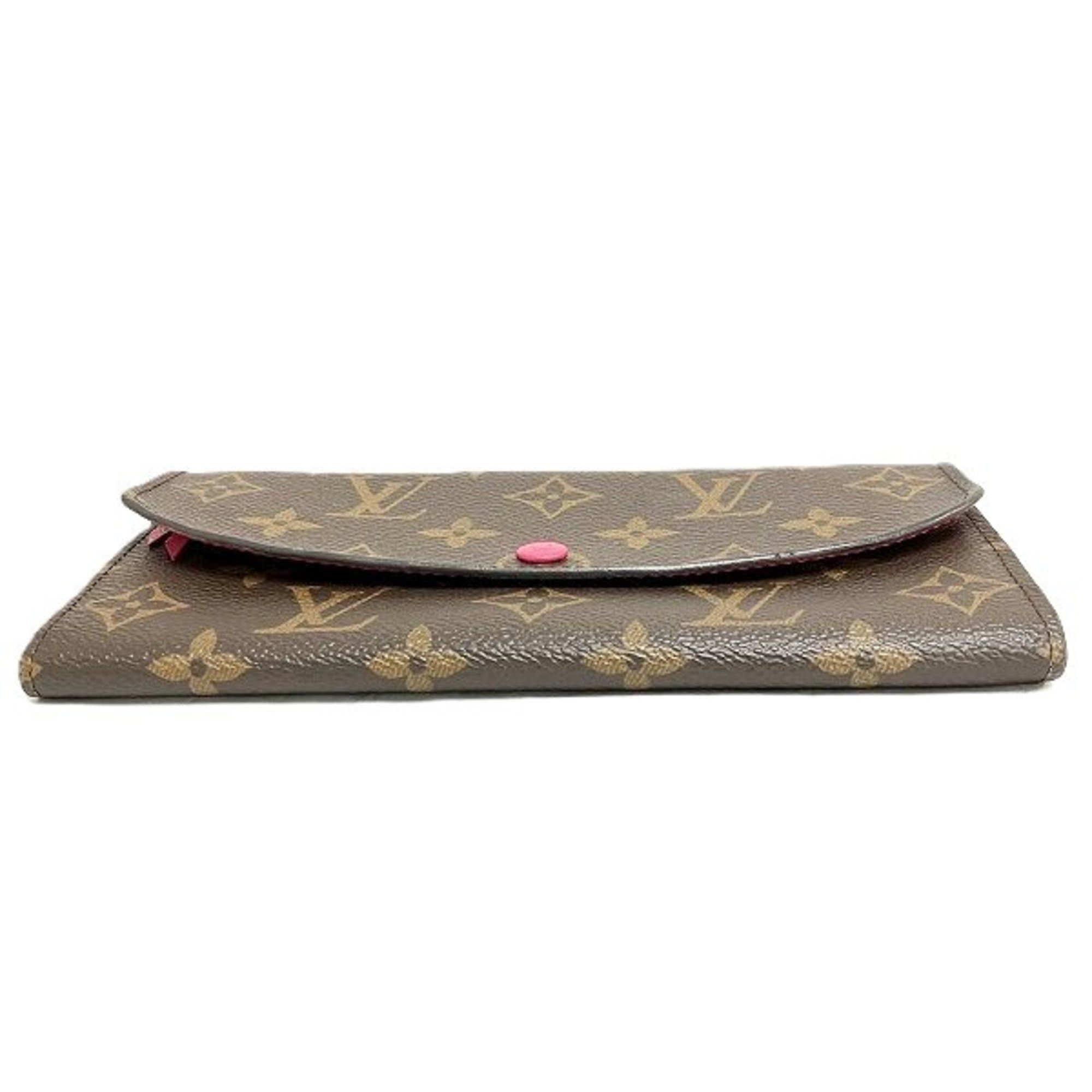 Louis Vuitton Monogram Portefeuille Emily M60697 Long Wallet for Women