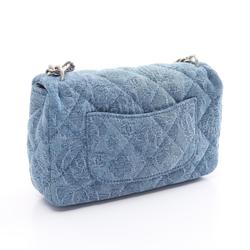 CHANEL Matelasse Shoulder Bag, Denim, Women's, Blue