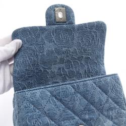 CHANEL Matelasse Shoulder Bag, Denim, Women's, Blue