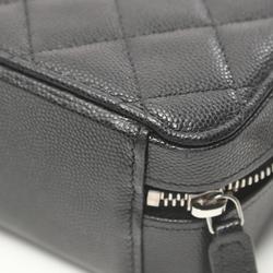 CHANEL Matelasse Camera Bag Shoulder Caviar Skin Women's Black AP2426